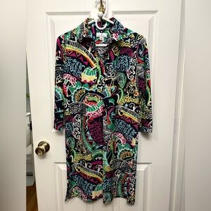 Jude Connally Multicolor Long Sleeve Dress